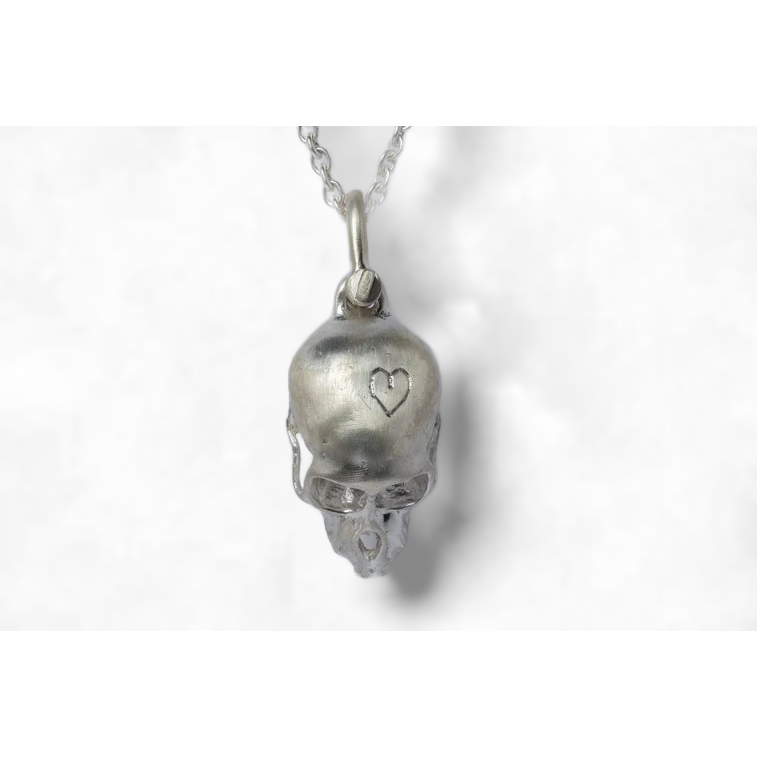 Miniature Monkey Skull Necklace