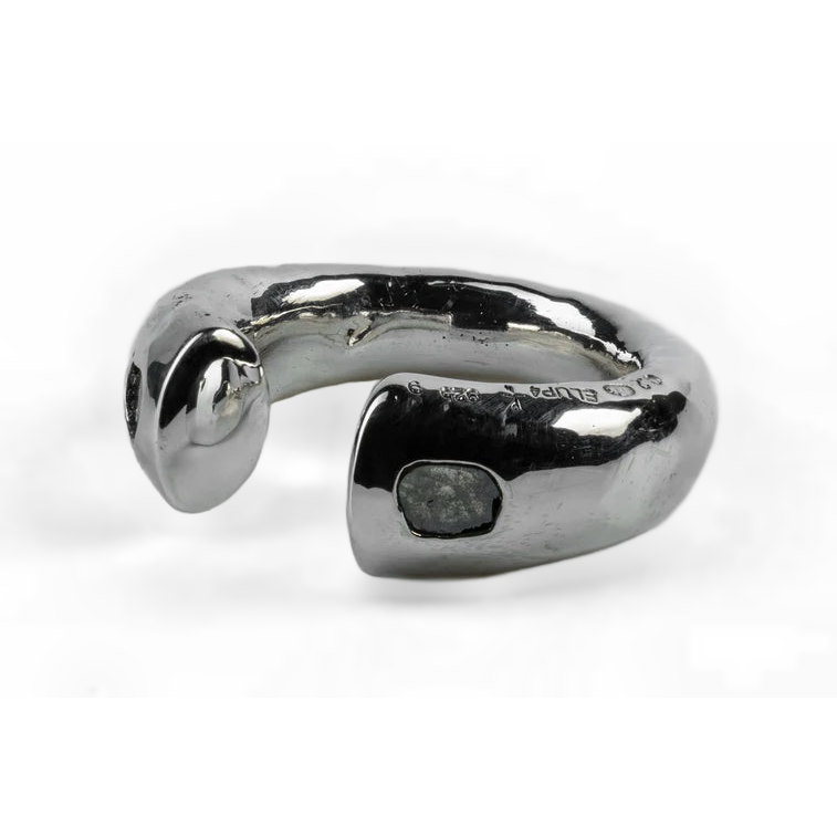 Little Druid 2 Diamond Slabs Ring