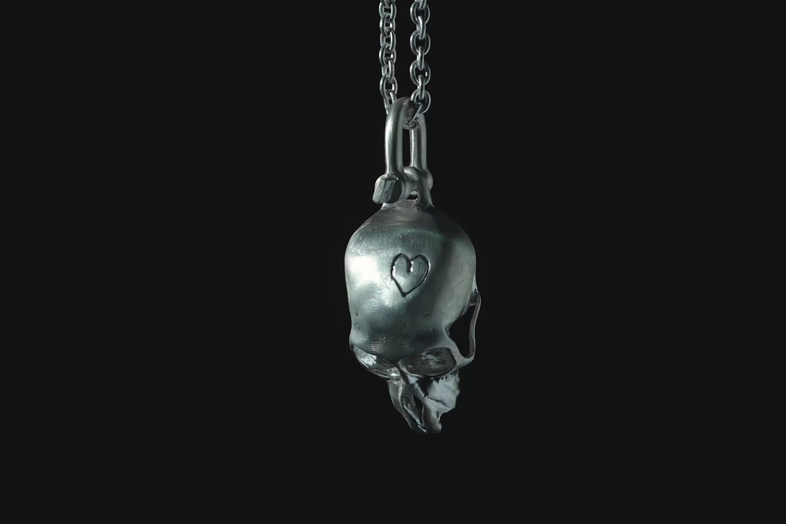 Miniature Monkey Skull Necklace