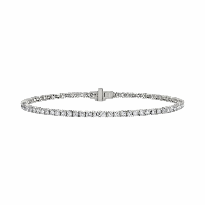 14K Diamond Tennis Bracelet